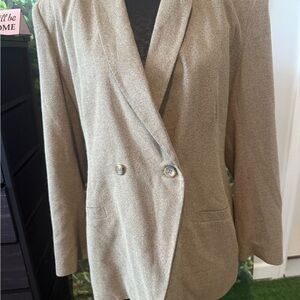 Stylish Tan Blazer and pants p28